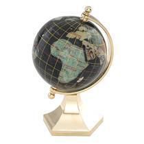 3" Black Contempo Arch and Gold Base