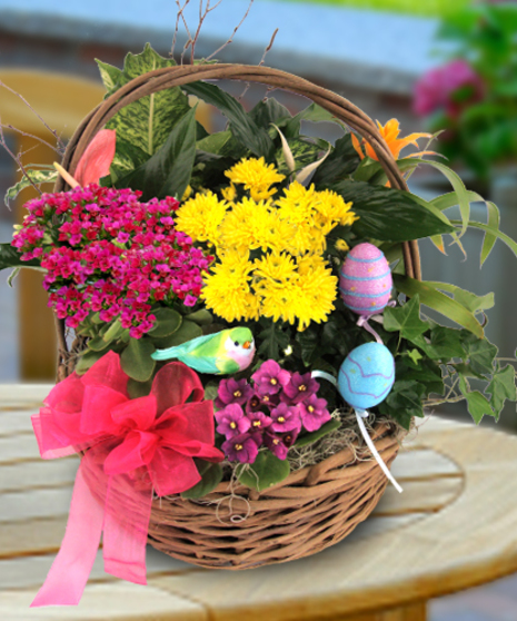 Blooming Garden Basket