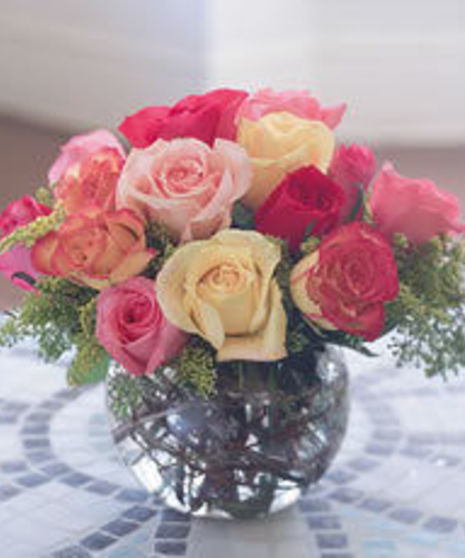Bubble Bowl Rose Sorbet Elegance