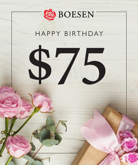 Birthday E-Gift Card - $75