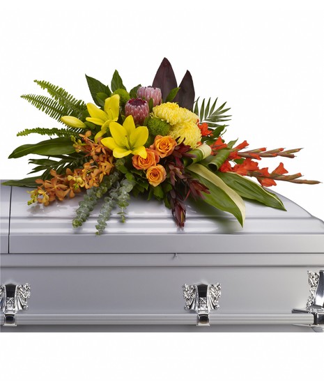 Unforgettable in Every Way Casket Spray