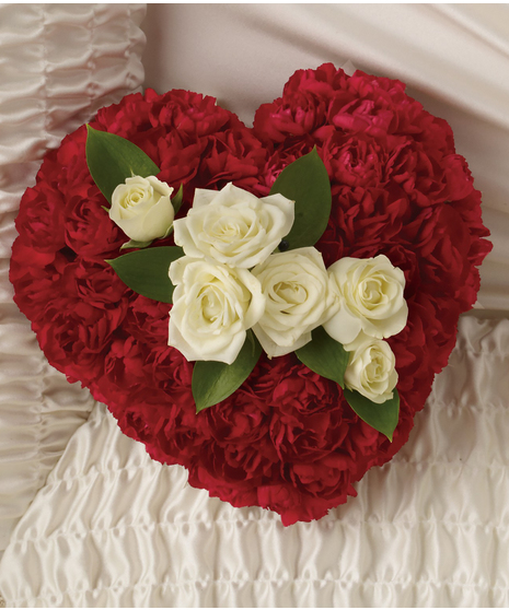 A Devoted Heart Casket Insert