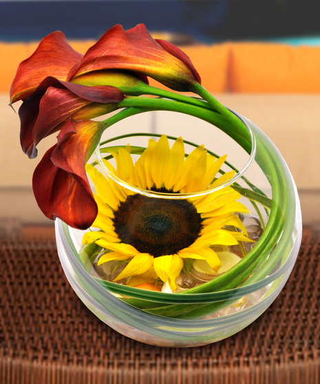 Simply Striking Sunflower Bowl