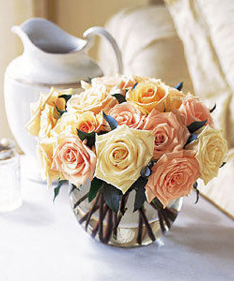 Perfect Pastel Roses Bubble Bowl