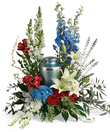 Patriotic Urn Tribute