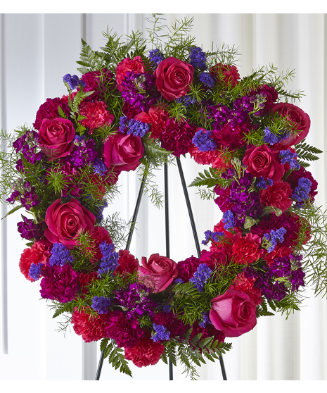 A Vibrant Life Wreath