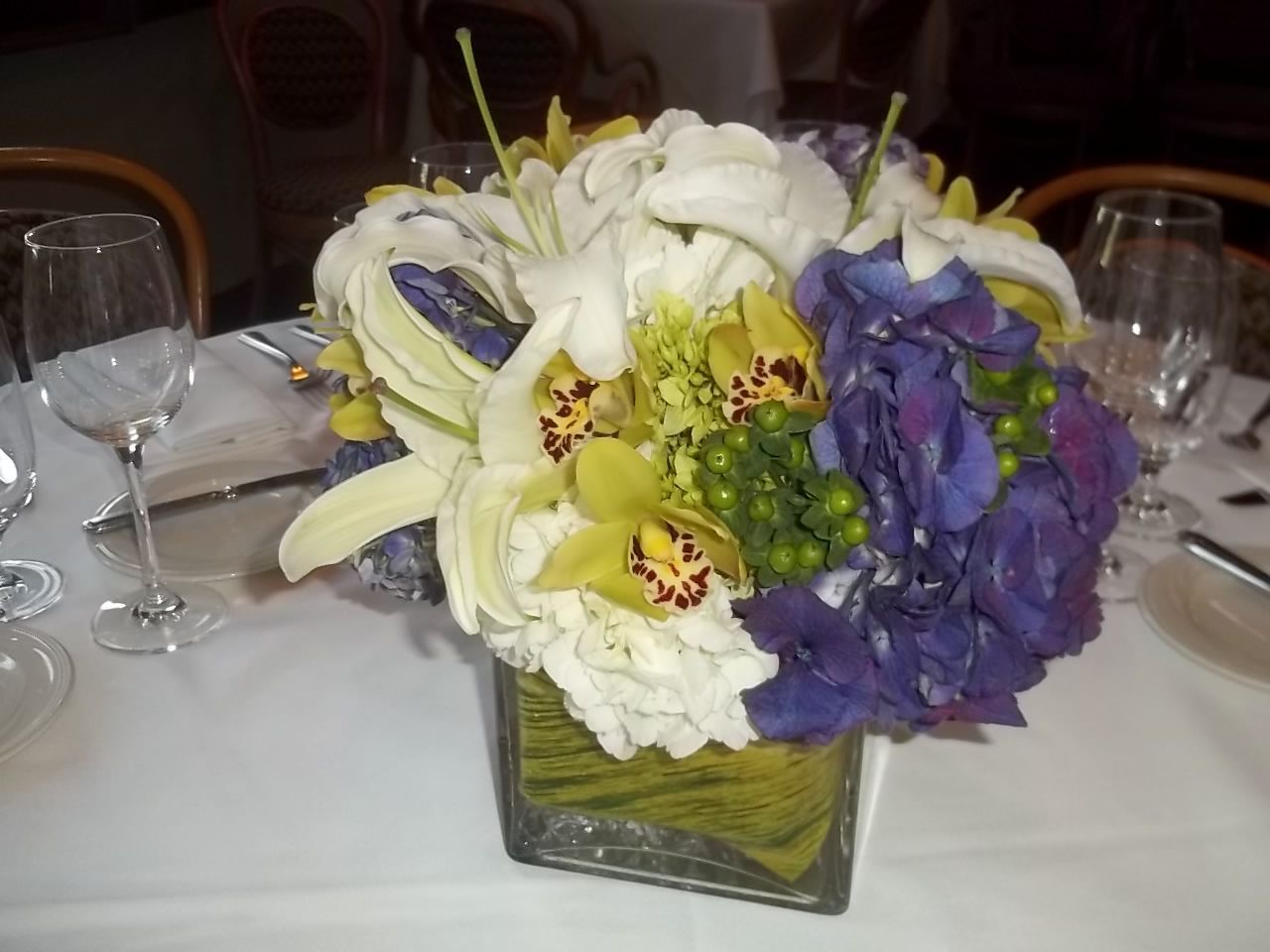 Cymbidium Orchid Centerpieces